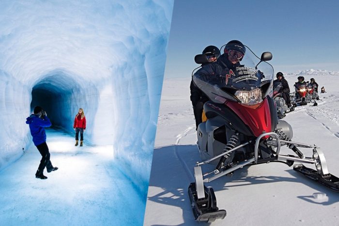 Círculo Dorado + motos de nieve en el glaciar Langjökull [audioguía en ESP]